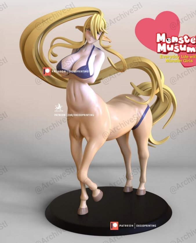 人马娘 魔物娘的相伴日常 3D打印图纸